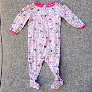 Halloween themed Footie onepiece